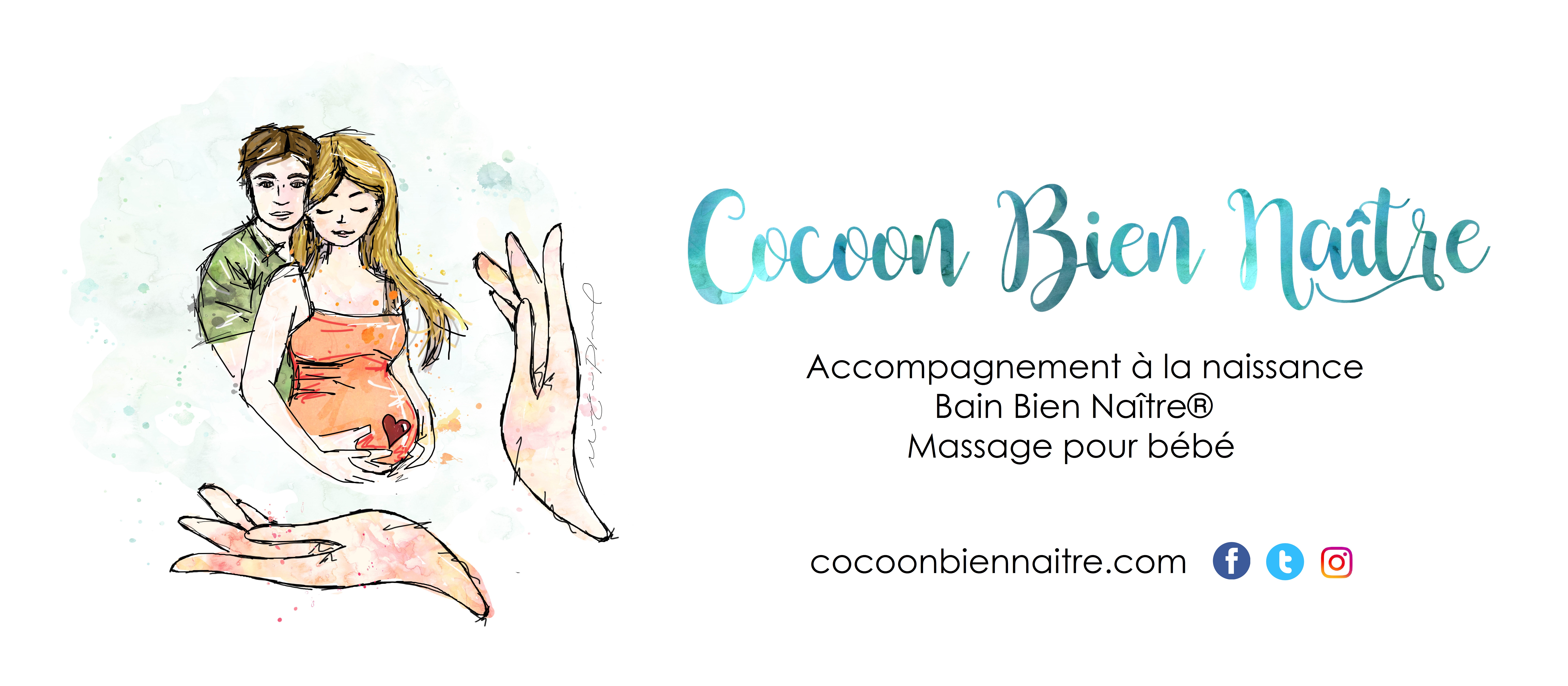 Cocoon Bien Naître | accompagnante | cours prénataux | Bain bébé
