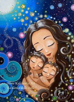 La maternité sous le pinceau Alena Kalchanka | Cocoon Bien Naître