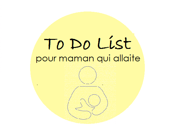 To Do List pour maman qui allaite | Cocoon Bien Naître
